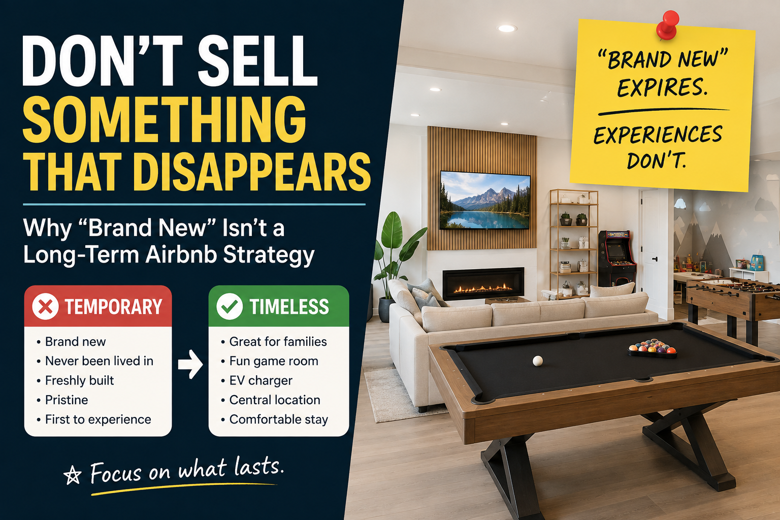 Don't Sell Something That Disappears